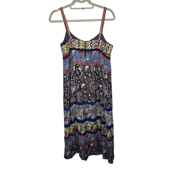 Anthropologie One September beads boho embroidery midi dress Size Small - Picture 4 of 8